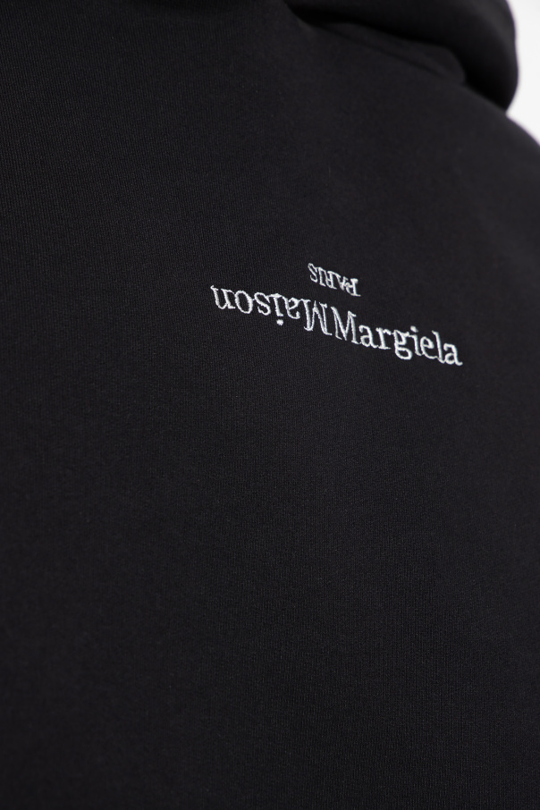 Black Cotton hoodie with logo Maison Margiela - Vitkac Canada